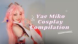 Yae Miko Cosplay Compilation  - Genshin Impact #bestofbest