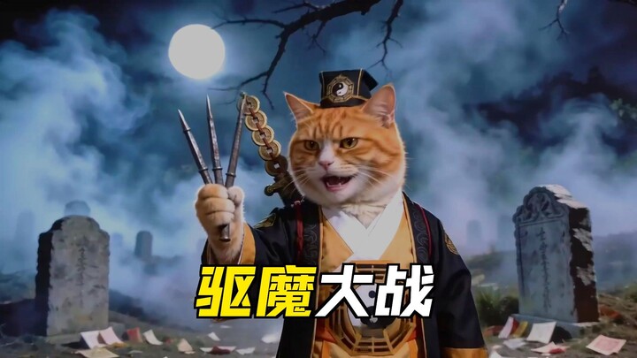 Orange Cat Taoist Master: When the bronze bell rings, the path of spirits opens; when the sacred swo
