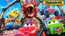 Hero Cars City (Episode 07) Real Danger of the Angel Attacks