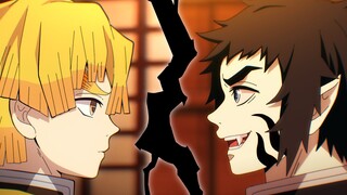 Zenitsu VS Fuyue Part 1[Demon Slayer self-made animation]