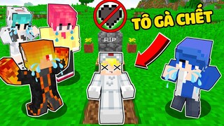 NẾU NHƯ TÔ GÀ BỆNH VÀ QUA ĐỜI KHIẾN SINH TỐ BẤT NGỜ TRONG MINECRAFT*TÔ GÀ GIẢ CHẾT THỬ LÒNG SINH TỐ