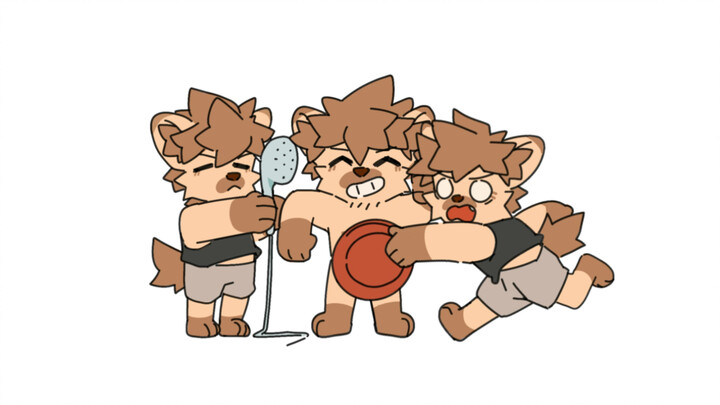 Scum dog spinning in circles