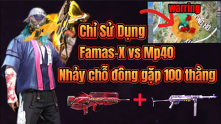 [FREE FIRE] Sử Dụng FamasX + MP40 Cơ Khí Cân 100 Thằng Ở Tháp Đồng Hồ