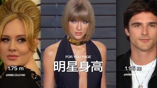 看看明星们的身高