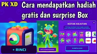 Cara mendapatkan hadiah gratis didalam  Kotak kejutan/Surprise Box di PK XD Update Rewards