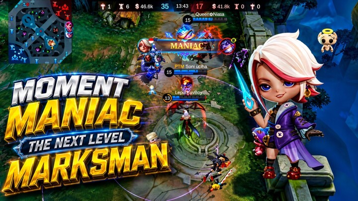 Melissa ngamuk sampai dapat Maniac | MLBB MOBILE LEGEND