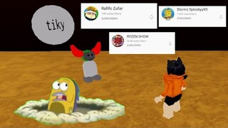 This isn't a chum bucket but it's Tiky Roblox version + shoutout to users