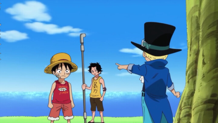 [One Piece /ASL/The Bond of Three Brothers] Sabo: Ace, Luffy is our younger brother, so we must protect him.