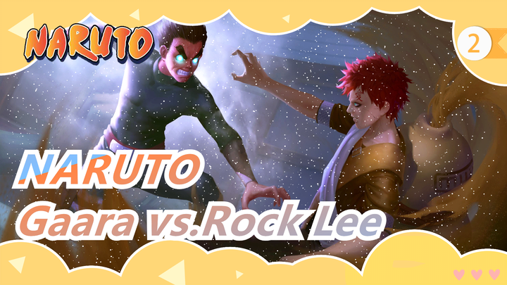 [NARUTO/Stick Nodes] Gaara vs.Rock Lee_2