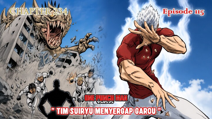 Alur Cerita One Punch Man - Episode 115 - " Tim Suiryu Menyergap Garou "