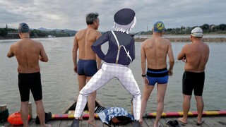 【Shizuku Ruru】Japanese beauty checks in at the ancient floating bridge in Ganzhou, Jiangxi