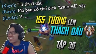 (155 TƯỚNG LÊN THÁCH ĐẤU) TẬP 36: ĐỒNG ĐỘI NGHI NGỜ LỰA CHỌN YASUO BOT VÀ CÁI KẾT MÃN NHÃN! | iLoda
