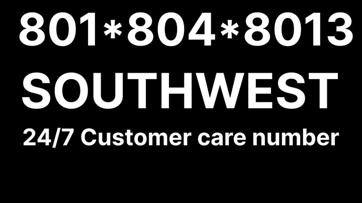 Número de Teléfono de Atención al Cliente de Southwest ® – Guía Completa Paso a Paso 2025