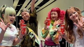 Không gì tuyệt bằng một cốc cola sau buổi biểu diễn…🥤❤️#XG# #JURI…