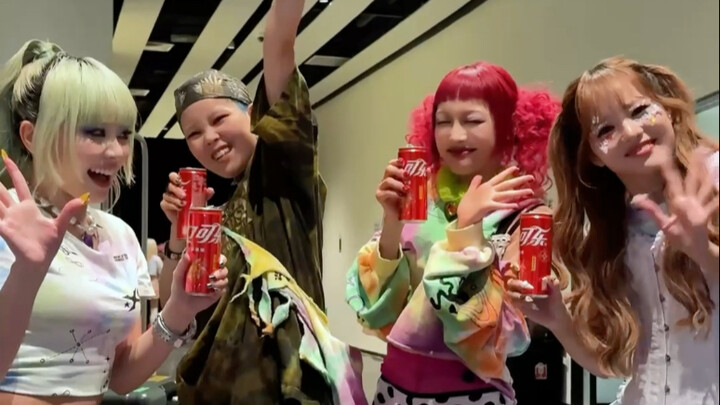 Nothing hits like a post-show cola...🥤❤️ #XG #JURI...