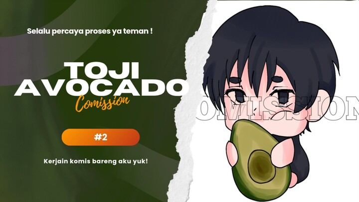Toji Fushiguro dari JJK⁉️Ini versi imut nya loh ya😽 [Commision].