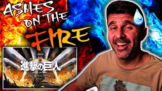 MUSIC DIRECTOR REACTS | Attack on Titan OST - Ashes on the Fire