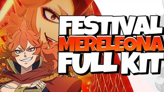 FESTIVAL MERELEONA'S OFFICIAL KIT! SHE IS KINDA MEH?! MY INITIAL REACTION - Black Clover Mobile