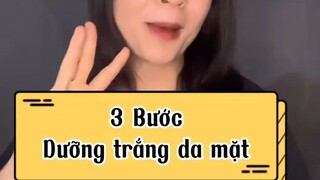 3 bước để dưỡng trắng da mặt tại nhà