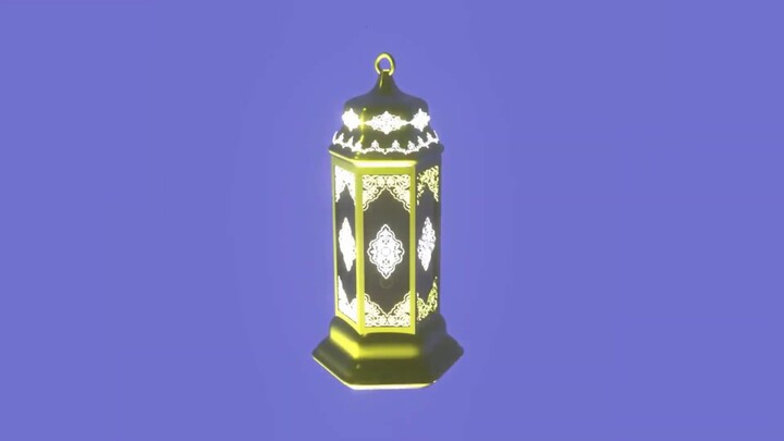 Lantern Ramadhan Blue Screen