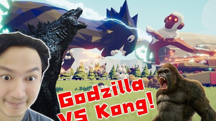 Godzilla Vs Kong! จัดทัพหาทางโค่นก็อดซิลล่า! -Totally accurate battle simulator
