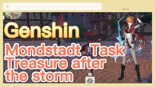 Mondstadt Task Treasure after the storm