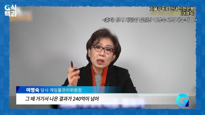 [게임물관리위원회 비리] 여명숙 게관위원장의 저격에 반박합니다