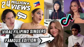 How Are They SO GOOD at singing?! VIRAL Famous Filipino singers on TikTok| Waleska & Efra react