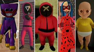 Mr Dog Scary Story of Son,The baby In Yellow,Poppy Horror,Squid Game,Grandson,Scary Lady Mom bug