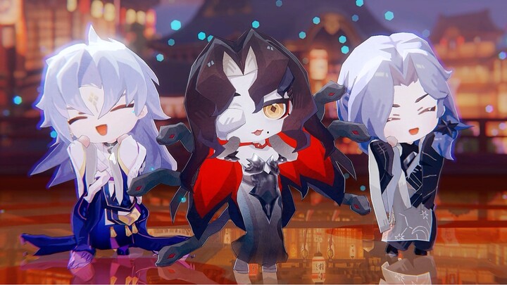 [MMD Onmyoji] Kelompok penjahat QQ tidak mungkin semanis itu~≡^ω^≡