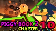 PIGGY BOOK 2 CHAPTER 10 vs SONIC & BALDI! ROBLOX RTX CHALLENGE Minecraft Animation Story