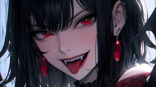 [OC] Pesona Waifu Vampire 🥵Quick Drawing
