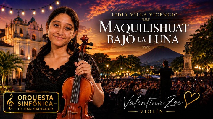 Maquilishuat bajo la Luna: Lidia Villa Vicencio | Orquesta Sinfónica de San Salvador | Valentina Zoe