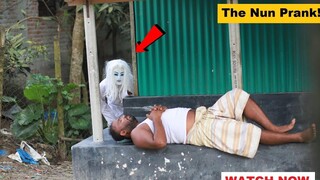 ดูเลยแม่ชีเล่นตลก! Real Ghost Scary Prank ( Part - 6 ) โดย Dhamaka Furti