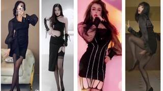 【Indulge in Smoothness】Black stockings are truly a man's paradise 😍