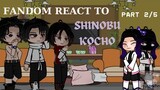 Fandoms react to Demon Slayer 》 Shinobu Kocho 》 Part 2 》 no ships! ⚠️!manga spoiler!⚠️