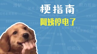 阿姨停电了是什么梗【梗指南】