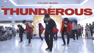 Stray Kids - 소리꾼 - Thunderous cover by History Maker at Lippo Plaza Batu (211121)