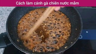 làm cánh gà chiên mắm