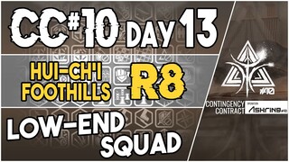 CC#10 Daily Stage 13 - Hui-Ch'i Foothills Risk 8 | Low End Squad |【Arknights】