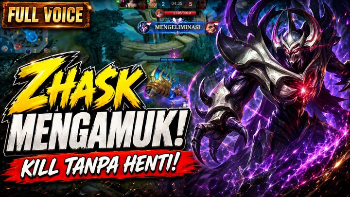 JADI MESIN PEMBUNUH! MOMEN ZHASK BANGKHIDS DAMAGE-NYA GAK ADA LOGIKA! | MLBB