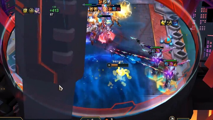Top level understanding! The two scarecrows stack each other up to increase their magic power, the l