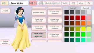 "HOW TO DRESS UP AS SNOW WHITE TUTORIAL" | Sakura School Simulator | Tutorial | Zarina Playz