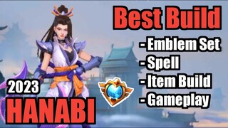 HANABI BEST BUILD 2023 | TOP 1 GLOBAL HANABI BUILD | HANABI - MOBILE LEGENDS | MLBB