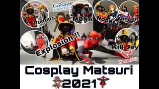 COSPLAY MATSURI CONVENTION 2021 D1❗ Vlog I as Spiderman & Megumin