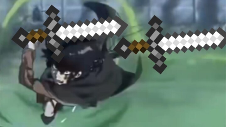 The soldier tortures the monkey, but with MC sound effects