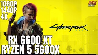 Cyberpunk 2077 | Ryzen 5 5600x + RX 6600 XT | 1080p, 1440p, 4K benchmarks!