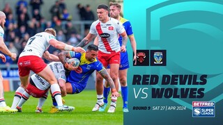 Highlights | Salford Red Devils v Warrington Wolves | 2024 Betfred Super League, Round 9