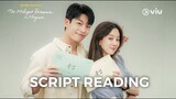 Script Reading with #WiHaJoon, #JungRyeoWon | The Midnight Romance in Hagwon | Viu Original