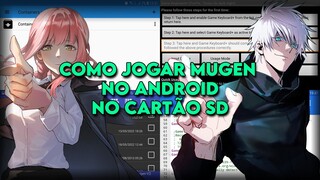 Como jogar mugen no android no cartão SD